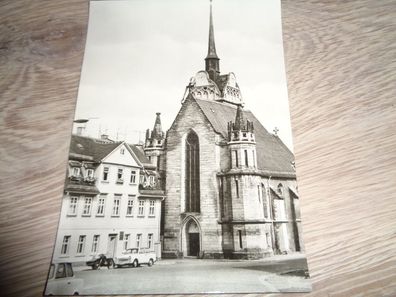 5649 / Ansichtskarte- Gera Marienkirche und Geburtshaus Maler Otto Dix