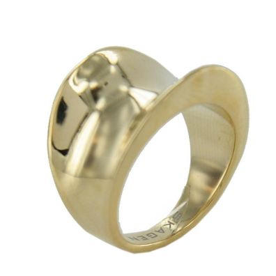 Skagen Damen Ring Concave Shiny gold JRSG001 NEU