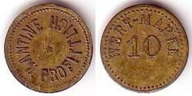 alte 10 Pfennig Wertmarke Kantine Profittlich um 1920