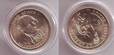1 Dollar Sonder Münze USA John Adams 2007