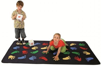Spielteppich "Himmel und Hölle" 100 x 200 cm Spielmatte Teppich Spiel Kinder NEU