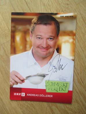 ORF Starkoch Andreas Döllerer - handsigniertes Autogramm!!!