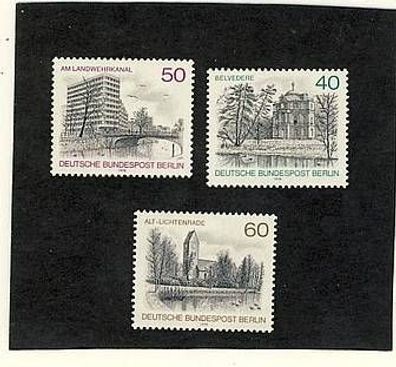 Berlin 1978. Ansichten Mi.578.- 580. kompl. Postfrisch.
