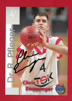 Chris Ensminger - Basketball-Brose Bamberg - persönlich signiert