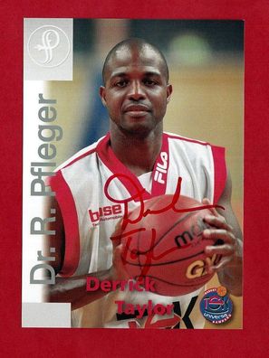 Derrick Taylor - Basketball-Brose Bamberg - persönlich signiert