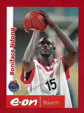 Boniface Ndong - Basketball-Brose Bamberg - persönlich signiert