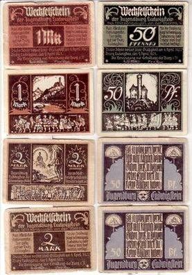 8 Banknoten Jugendburg Ludwigstein Witzenhausen 1922