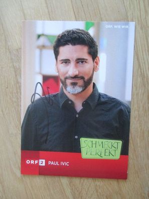 ORF Sternekoch Paul Ivic - handsigniertes Autogramm!!!