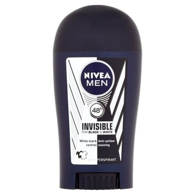 Nivea Men Invisible For Black & White Anti-Transpirant Stick 40 ml