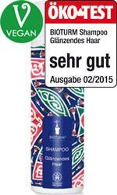 Shampoo Glänzendes Haar, 200ml Nr.102, Haarwäsche, Bioturm Naturkosmetik, vegan
