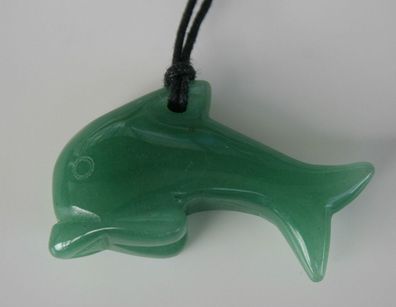 Delphin Anhänger Aventurin Delfin