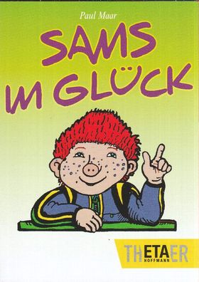 Werbekarte - Sams im Glück (Paul Maar)