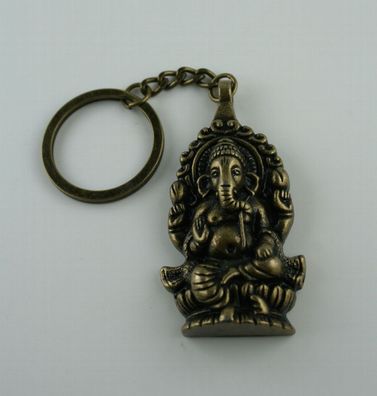 Ganesha Schlüsselanhänger Hindu Gott Elefant tribal