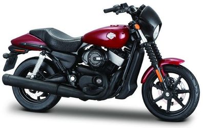Harley Davidson Modell, 2015 Street 750 (36), Maisto Motorrad 1:18