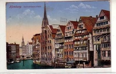 38418 Ak Hamburg Deichstraßen Fleth um 1920