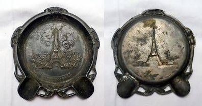 schöner Souvenir Aschenbecher Frankreich Paris um 1920