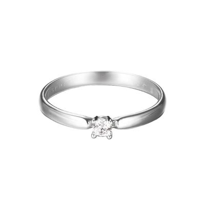 Esprit Damen Ring Silber Zirkonia Solo Glam ESRG92365A1