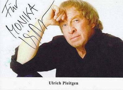 Ulrich Pleitgen + 2018 - persönlich signiert