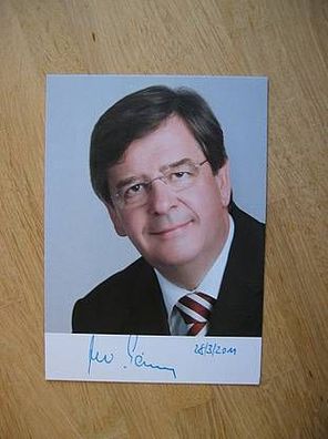 Baden-Württemberg Minister Willi Stächele - handsigniertes Autogramm!!!