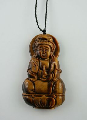 Tigerauge Carving Buddha