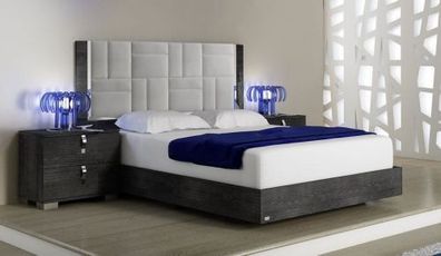 Bett SARAH GREY BIRCH II, italienische luxus Möbel