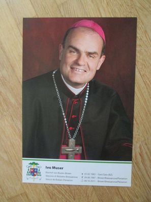 Bischof von Bozen-Brixen Ivo Muser - handsigniertes Autogramm!!!