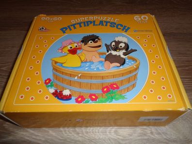 Kinderpuzzle , Superpuzzle Pittiplatsch - 60 Teile