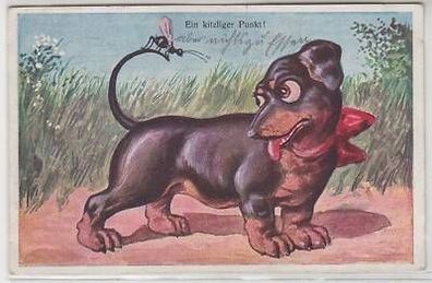 10755 Feldpost Humor Ak "Ein kitzeliger Punkt!" 1917