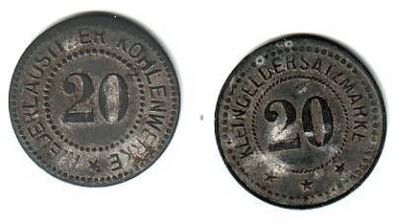 10 Pfennig Münze Zink Niederlausitzer Kohlenwerke