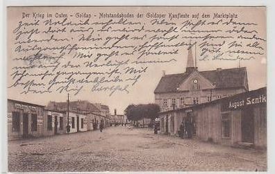 43433 Ak Goldap Notstandsbuden Marktplatz 1917
