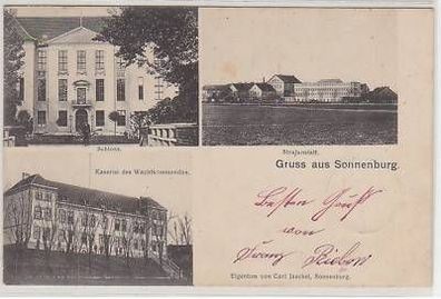43457 Mehrbild Ak Gruss aus Sonnenburg 1902