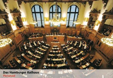 AK - Hamburger Rathaus - Plenarsaal neu