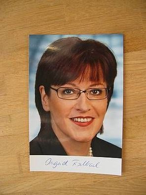 MdB CDU Ingrid Fischbach - hands. Autogramm!