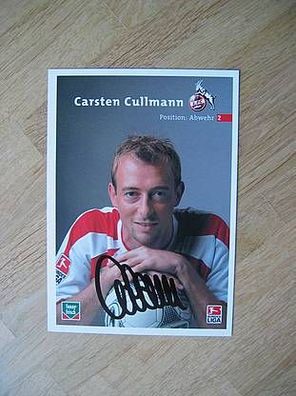 1. FC Köln Saison 03/04 Carsten Cullmann Autogramm