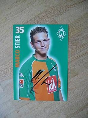 SV Werder Bremen Saison 05/06 Marco Stier Autogramm