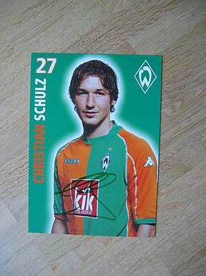SV Werder Bremen Saison 05/06 Christian Schulz Autogram