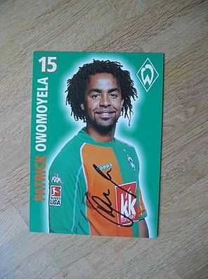 SV Werder Bremen Saison 05/06 Patrick Owomoyela Autogra