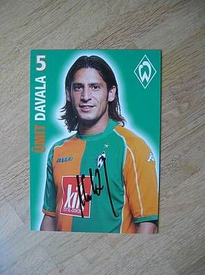 SV Werder Bremen Saison 05/06 Ümit Davala Autogramm