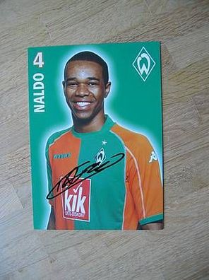 SV Werder Bremen Saison 05/06 Naldo Autogramm