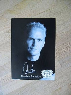 Bayer Leverkusen Saison 01/02 Carsten Ramelow Autogramm