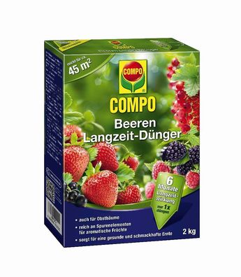 COMPO Beeren Langzeit-Dünger, 2 kg