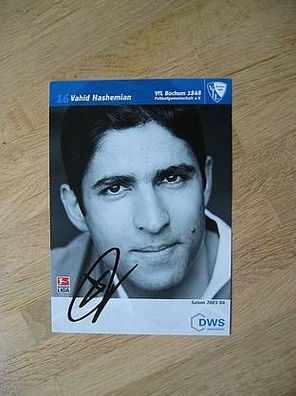VfL Bochum Saison 03/04 Vahid Hashemian Autogramm