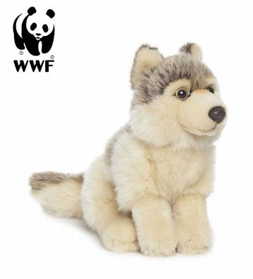 WWF Plüschtier Wolf (15cm) Kuscheltier Stofftier lebensecht Raubtier Hund