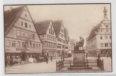 43597 Ak Dinkelsbühl Marktplatz Hotel Gold´ne Rose 1930