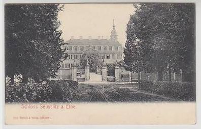 43565 Ak Schloss Seusslitz an der Elbe um 1910