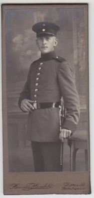 43572 Foto Soldat Sachsen Regiment 101 um 1910