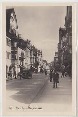 43723 Foto Ak Rorschach Hauptstrasse um 1930