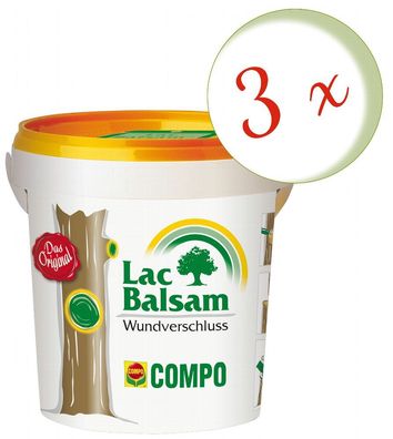 3 x COMPO Lac Balsam, 1 kg
