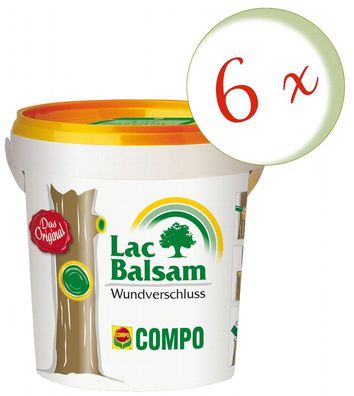 6 x COMPO Lac Balsam, 1 kg