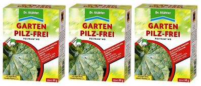 3 x DR. Stähler Polyram WG Garten Pilz-Frei, 60 g